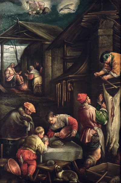 Winter (The Butcher) c.1580 by Francesco Bassano